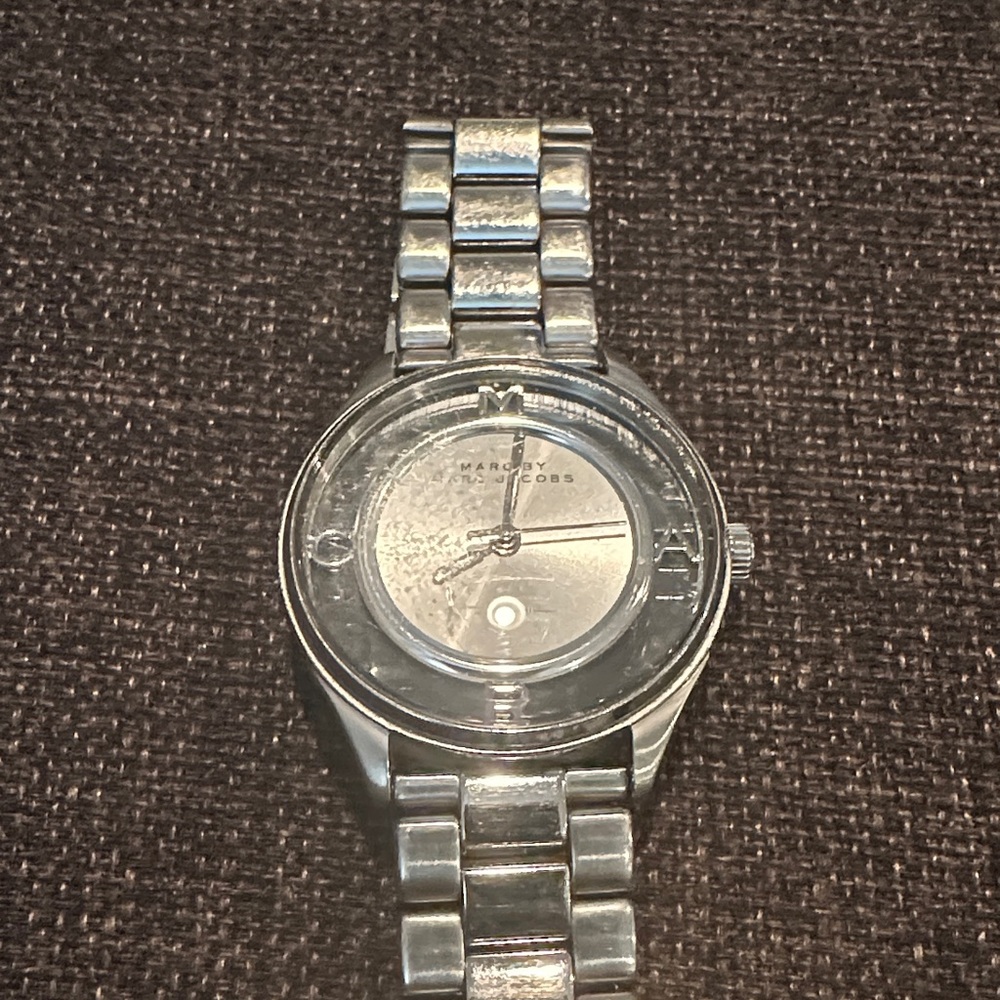 Marc by Marc Jacobs Metallic Silver Timepiece